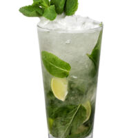 rum, fresh mint, fresh lime juice, club soda