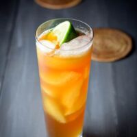 gosling's black seal rum, ginger beer, lime