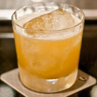 whiskey, fresh lemon juice, honey