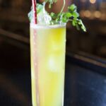 vodka, pear nectar, cinnamon, clove, aniseed, cumin, anatto, cilantro, fresh squeezed lemon juice,
created by us for tito's vodka in oct 2018